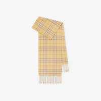Check Cashmere Scarf in Drum - Children | Burberry® Official