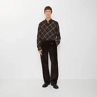Corduroy Trousers in Clove brown - Men | Burberry® Official