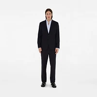 Wool Tailored Jacket in Dark navy - Men | Burberry® Official