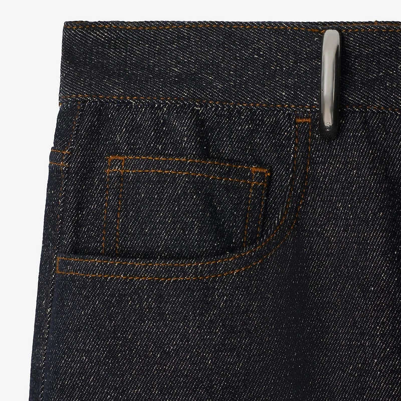 Regular Fit Jeans in Indigo - Women, Cotton | Burberry® Official