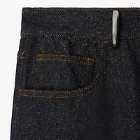Regular Fit Jeans in Indigo - Women, Cotton | Burberry® Official