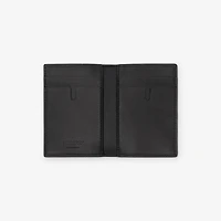 City Check Folding Card Case in Navy - Men, Cotton, Technical | Burberry® Official