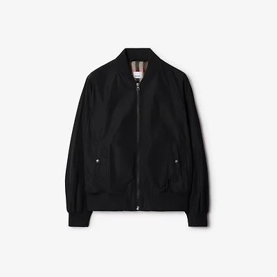 Bomber Jacket in Black - Men | Burberry® Official