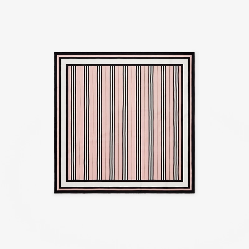 Icon Stripe Silk Scarf in Frosted pink | Burberry® Official