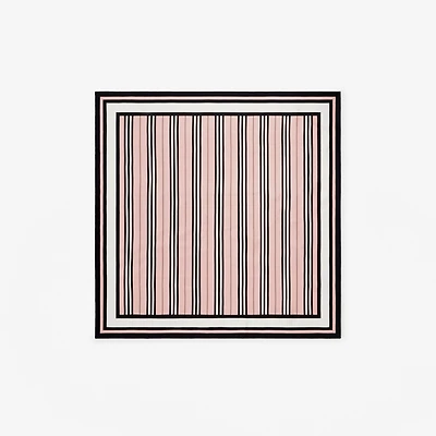 Icon Stripe Silk Scarf in Frosted pink | Burberry® Official