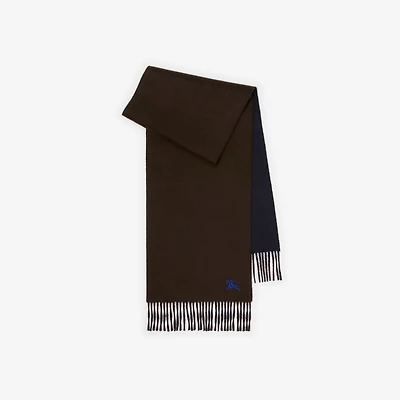 Reversible Cashmere Scarf in Snug/ink | Burberry® Official