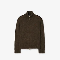 Wool Cashmere Jacket in Juniper green - Men | Burberry® Official