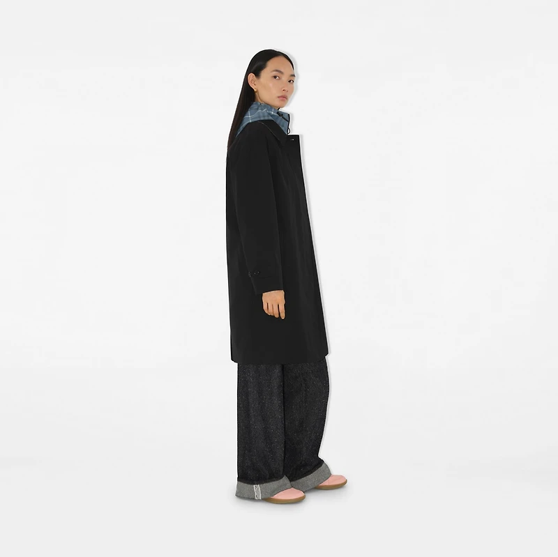 Mid-length Camden Heritage Car Coat in Black - Women | Burberry® Official