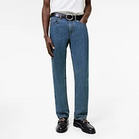 Straight Jeans in Mid blue - Men | Burberry® Official