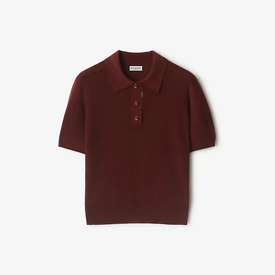 Wool Polo Shirt in Box - Women | Burberry® Official
