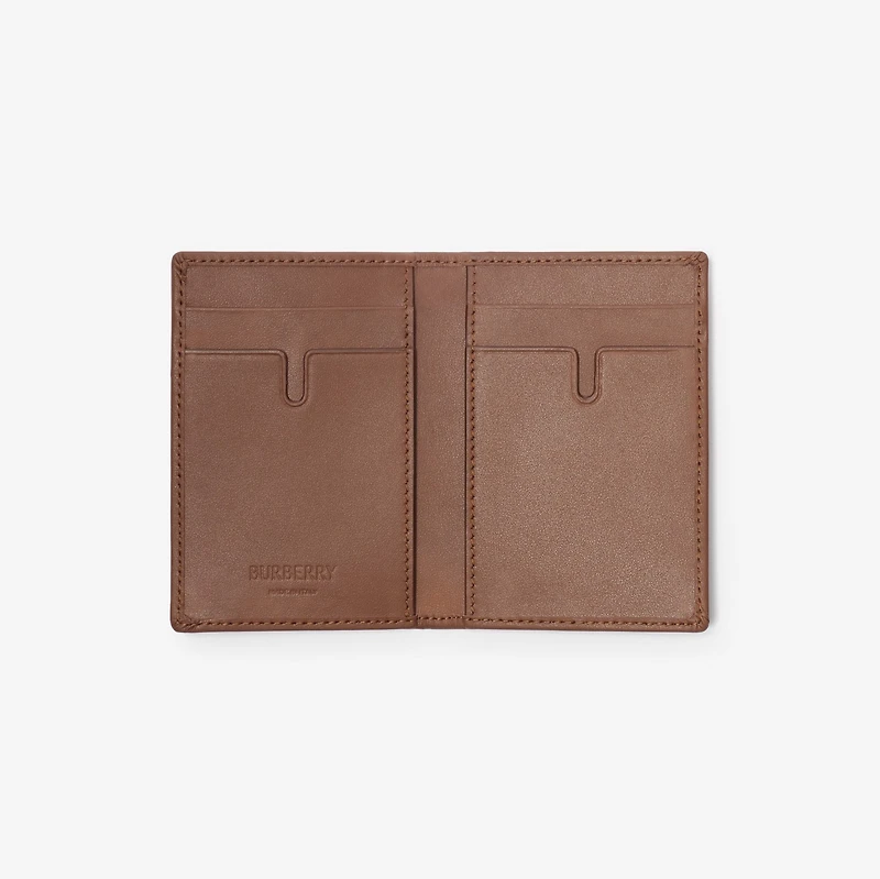 Check Folding Card Case in Archive beige - Men, Cotton | Burberry® Official