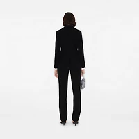 Wool Tuxedo Jacket in Black - Women | Burberry® Official