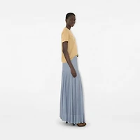 Knight Stamp Cotton T-shirt in Flax - Women | Burberry® Official