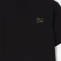 Cotton T-shirt in Black - Men | Burberry® Official