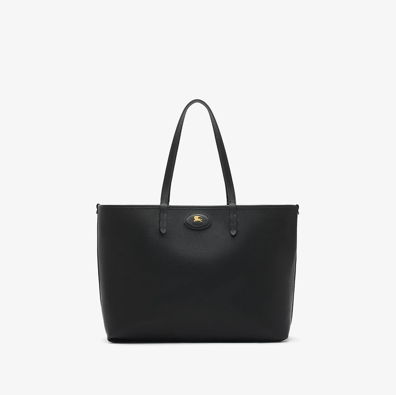 Medium Reversible Bloomsbury Tote​ in Black/calico beige - Women | Burberry® Official