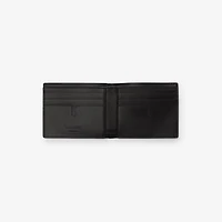 City Check Slim Bifold Wallet in Iron grey - Men, Cotton, Technical | Burberry® Official