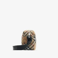 Check Crossbody Bag​ in Sand - Men, Nylon | Burberry® Official