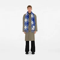 Check Cashmere Scarf in Knight | Burberry® Official