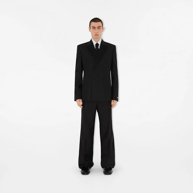 Silk Tie in Black - Men | Burberry® Official