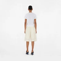 Boxy Knight Hardware Cotton T-shirt - Women | Burberry® Official