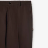 Cotton Chinos in Clove brown - Men | Burberry® Official