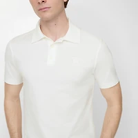 Cotton Polo Shirt in Chalk white - Men | Burberry® Official