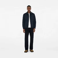 Reversible Quilted Nylon Overshirt in Navy - Men | Burberry® Official