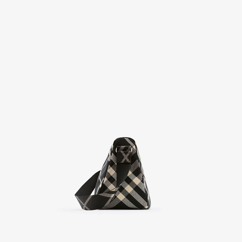 Large Shield Messenger Bag in Black - Men | Burberry® Official