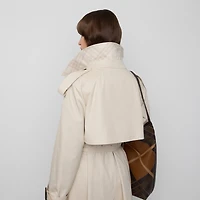 Long Gabardine Fitzrovia Trench Coat in Clam beige - Women | Burberry® Official
