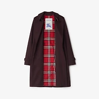 Mid-length Gabardine Kensington Trench Coat in Wine red - Women | Burberry® Official