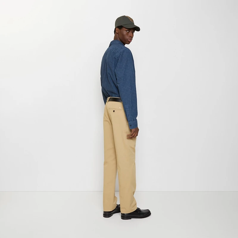Cotton Twill Chinos in Hamper beige - Men | Burberry® Official