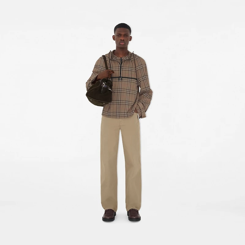 B Clip Holdall in Weald - Men, Leather | Burberry® Official