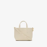 Mini Reversible Bloomsbury Tote​ in Soap beige/light beige - Women | Burberry® Official