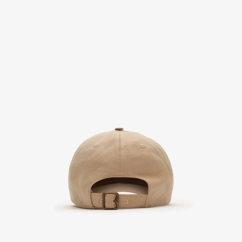 Logo Gabardine Baseball Cap in Flax beige - Men | Burberry® Official