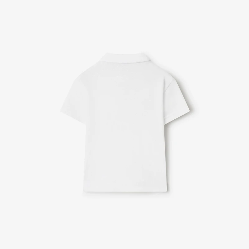 Cotton Polo Shirt in White | Burberry® Official