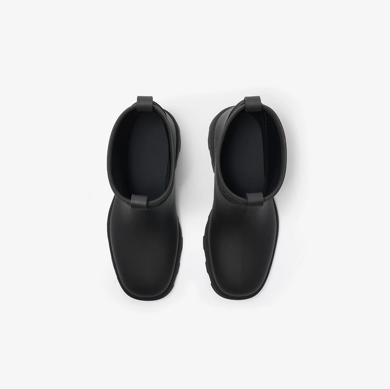Rubber Marsh Stamp Low Boots​ in Black - Men | Burberry® Official
