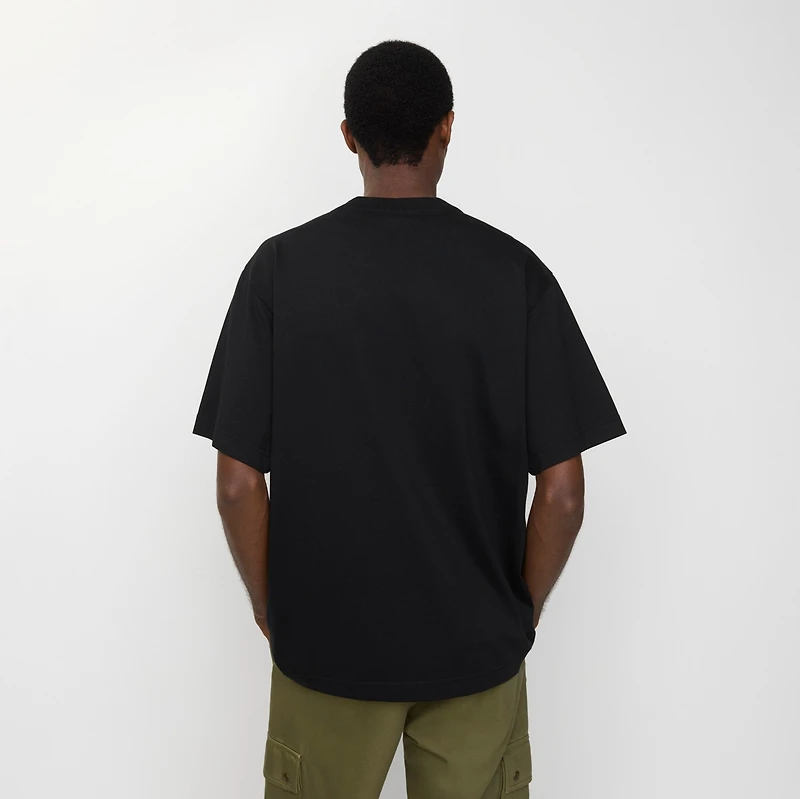Thistle Cotton T-shirt in Black - Men | Burberry® Official