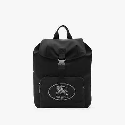 Orkney Flap Backpack in Black - Men, Nylon, Technical | Burberry® Official