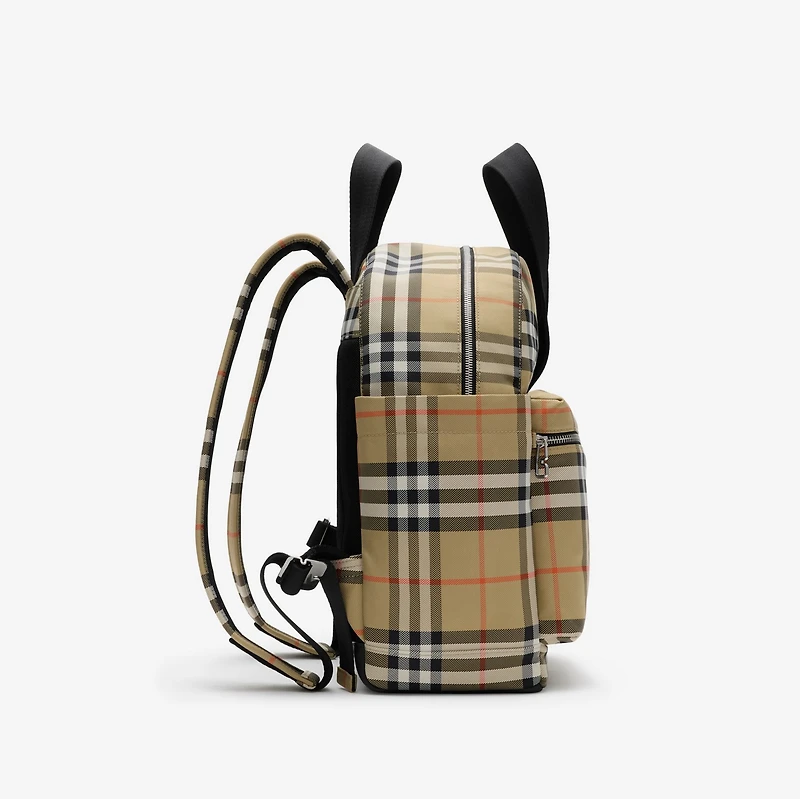 Check Baby Changing Backpack in Sand - Children | Burberry® Official