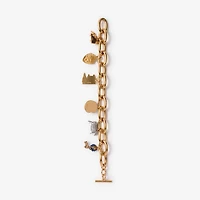 Charm Bracelet in Gold/multicolour - Women | Burberry® Official