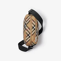 Check Crossbody Bag​ in Sand - Men, Nylon | Burberry® Official