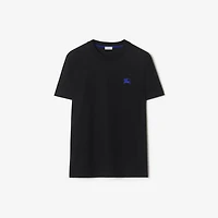 Cotton T-shirt in Black - Men | Burberry® Official