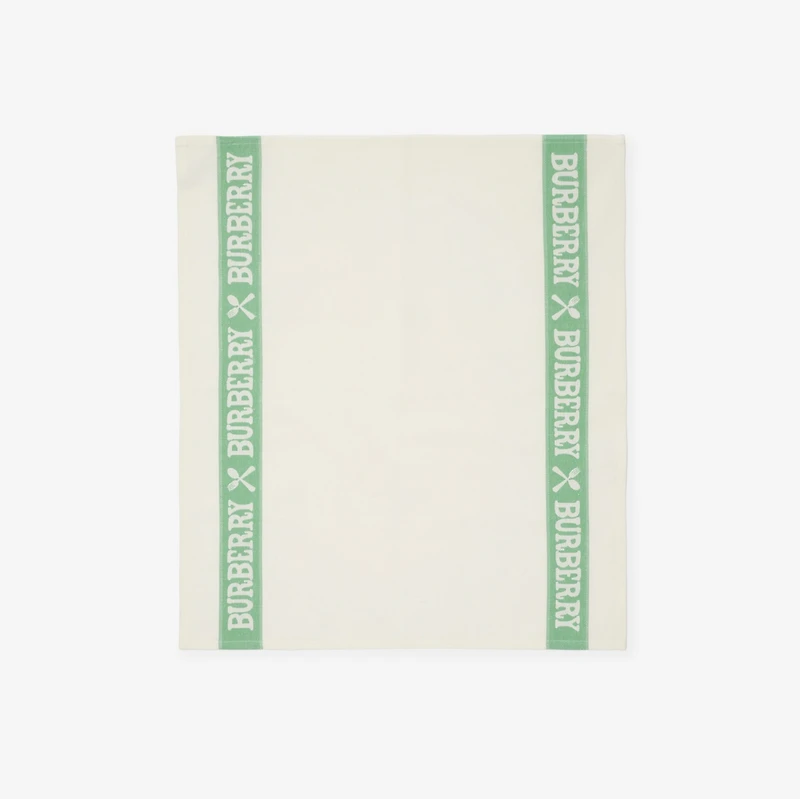 Recipe Tea Towel Set in Mint | Burberry® Official