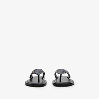 Check Pavilion Sandals​ in Wave blue - Men | Burberry® Official