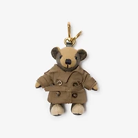 Thomas Bear Charm in Juniper green - Women | Burberry® Official