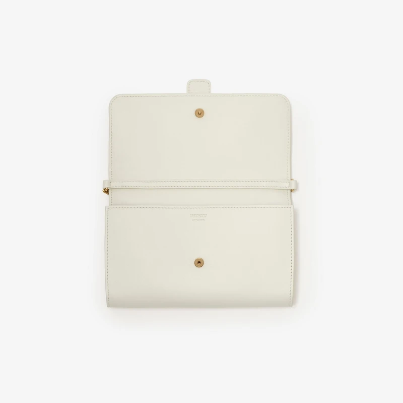 Rider Chain Strap Wallet in Soap - Women, Leather | Burberry® Official