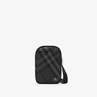 Grid Sling Bag in Charcoal - Men, Nylon, Technical | Burberry® Official