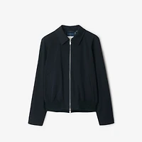 Cotton Harrington Jacket in Navy - Men | Burberry® Official