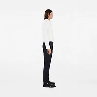 Wool Tailored Trousers in Dark navy - Men | Burberry® Official