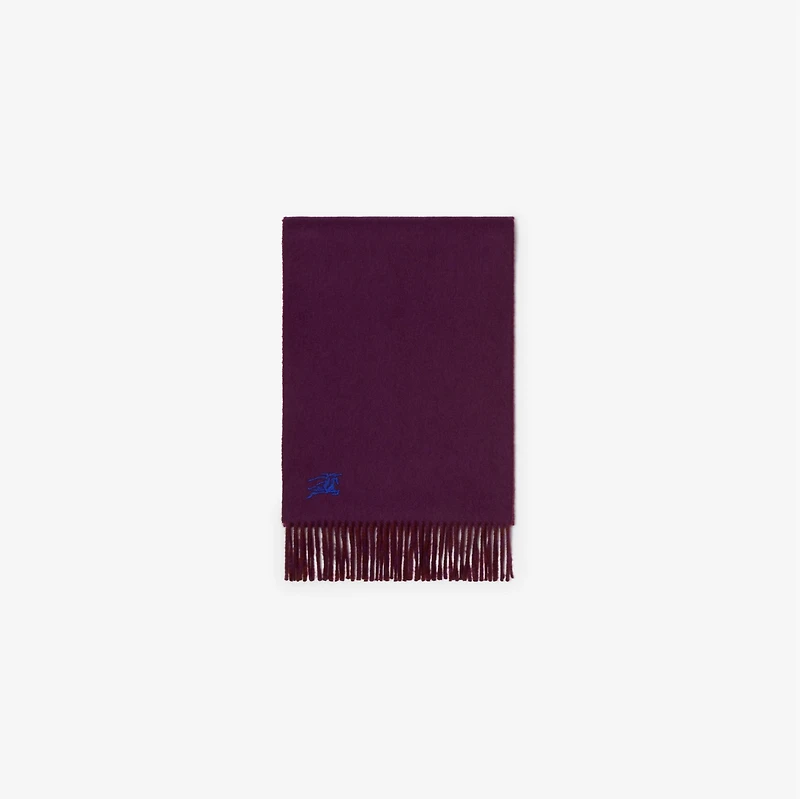 Reversible Cashmere Scarf in Oxblood/pansy | Burberry® Official